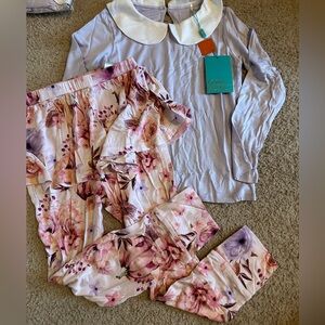 Posh Peanut Lavender Floral Set